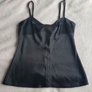 Express Silk Black Tank Top